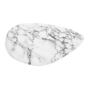 Kovový dekorativní tác 26x29.5 cm Marble Look – PT LIVING