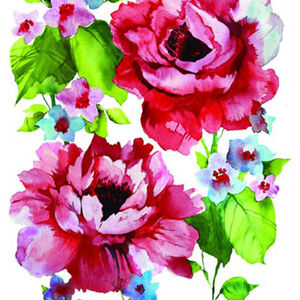 Ubrousky na dekupáž - Akvarelové růže - 1ks