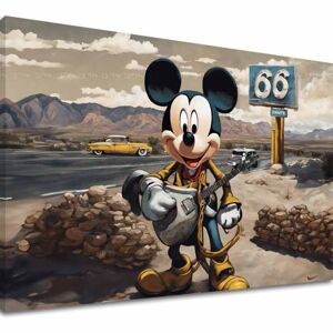 Obraz na plátně - Kytarista Mickey Mouse | different dimensions