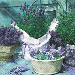 Ubrousky na dekupáž Scent of Lavender - 1 ks (ubrousky na dekupáž)